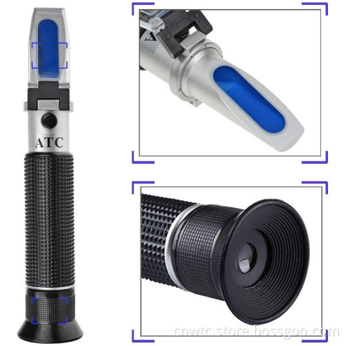 ATC Salinity Refractometer: Precise Measurement of Salt Concentration from 0-100 PPM